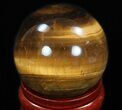 Top Quality Polished Tiger's Eye Sphere #33643-1